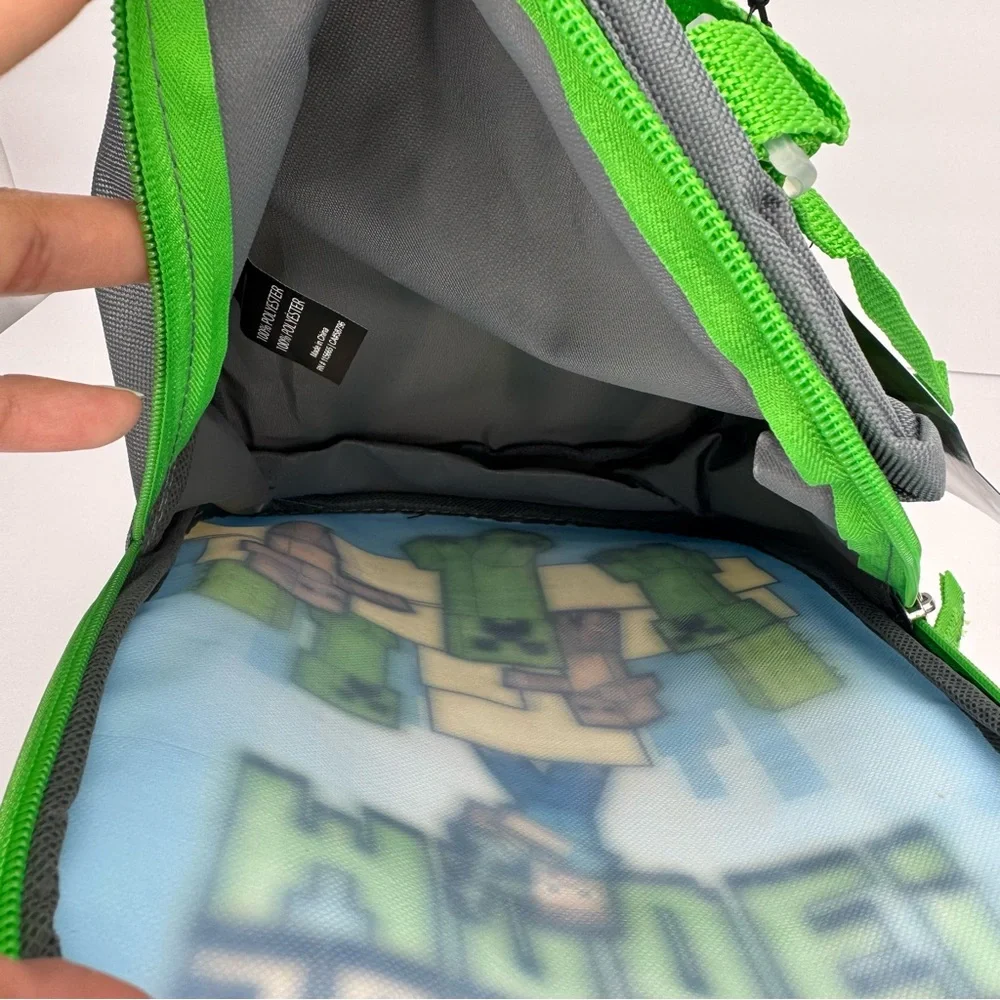 Bioworld Minecraft Gray and Green Toddler Age‎ 3+ Backpack
